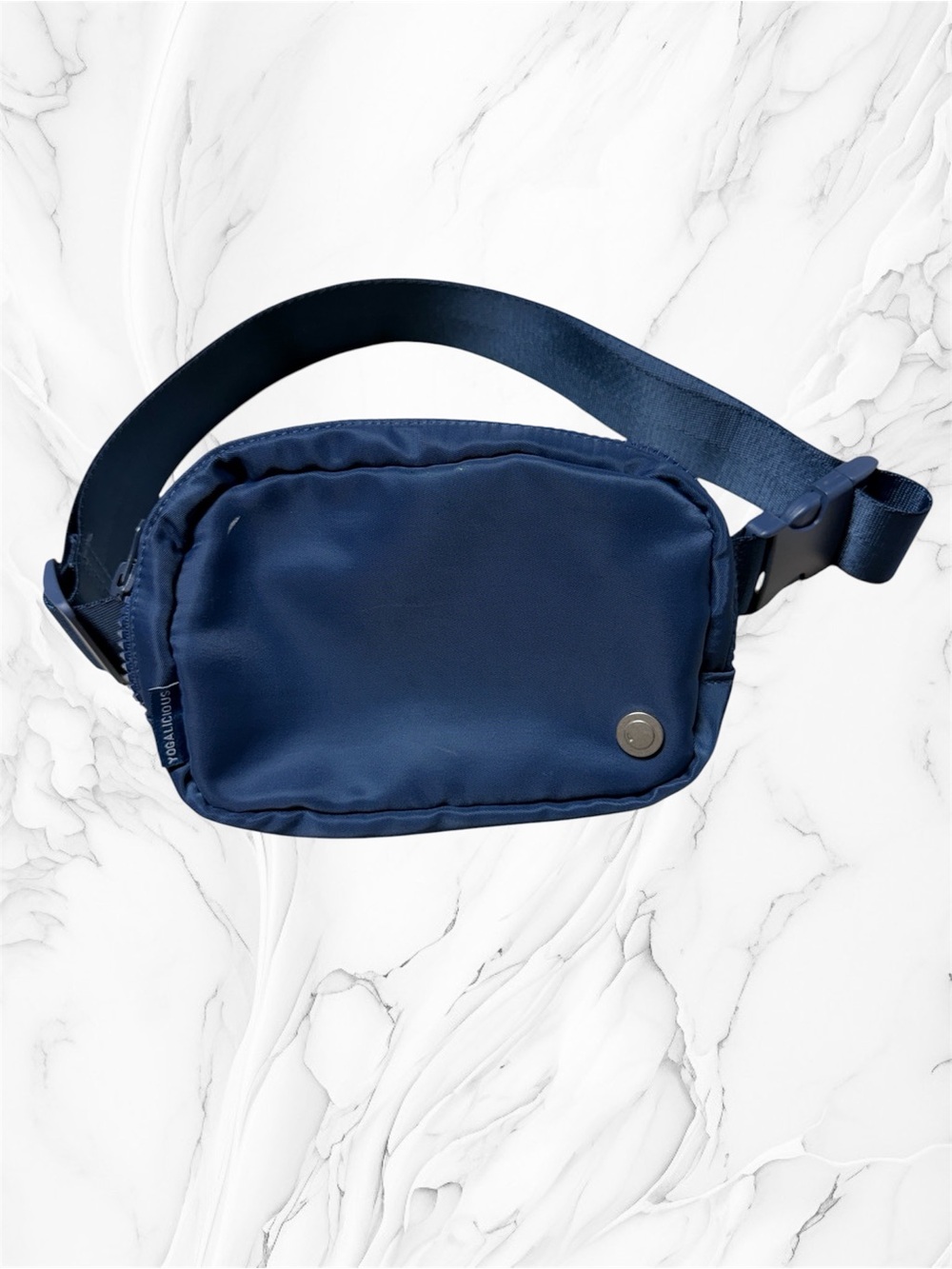 Yogalicious Navy blue sling bag crossbody Belt Bag - Compact Everyday Waist Pack